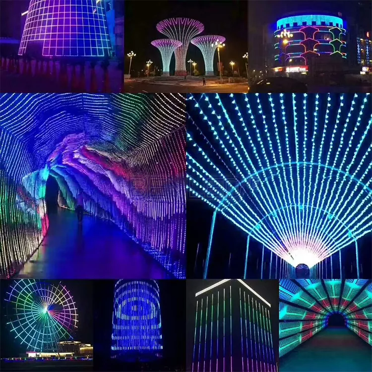 Digital RGB LED Strip DMX512 60LEDs/M 12mm 14.4W/M 5050 Dream Color Led Strip