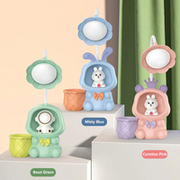 Bunte LED Creative Cartoon wiederauf ladbare Augenschutz Tisch lampe LED Lese-und Lern lampe Kleines Schlafzimmer Nachtlicht