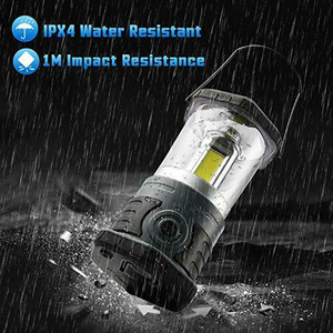 Lanterne de <span class=keywords><strong>camping</strong></span> 3x cob LED 4D alimentée par batterie sèche 1250 lumens, lampe d'extérieur portable pour tente, lampe suspendue pour <span class=keywords><strong>Camping</strong></span> chaud - Product Image 3