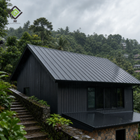 Tôle de toiture en PVC haute résistance, imperméable, ignifuge et isolante thermiquement, à faible coût pour villas en Pérou, au Chili et au Panama