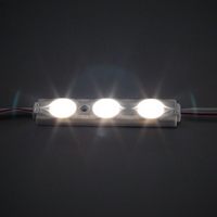 Module LED d'extérieur 3 SMD pour enseignes, lentille 2835, 1,5W, module LED injecté, 12V, pour enseignes publicitaires lumineuses
