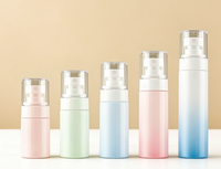 Flacon pulvérisateur transparent/blanc de 30 ml, 50 ml, 60 ml pour l'emballage de produits de soin de la peau
