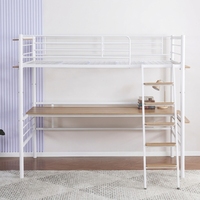Ensemble de lit portable en acier, minimaliste et moderne, pour étudiants, hôtels, appartements, dortoirs, chambres, entrepôts