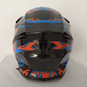 Custom ECE aprobado de moda moto de cross casco de carreras de motocross