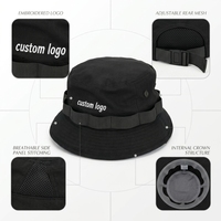Chapeau Bob Sportif Unisexe Pliable de Haute Qualité en Gros, Casquette de Pêche Unie pour Activités Estivales en Plein Air