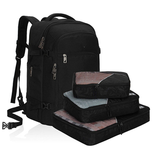 Zaino da viaggio approvato per volo 40L-bagaglio a mano con Set Organizer per bagagli - Product Image 1
