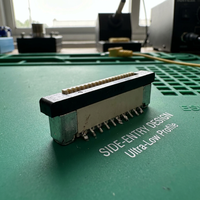 Connecteur horizontal à 10 broches, pas de 1,25 mm, avec boucle, connecteur à plat, fiche mâle simple rangée, connecteur de carte PCB, fourni par l'usine