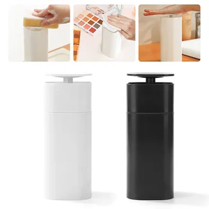 เครื่องจ่ายสบู่เหลวสำหรับอ่างล้างจานในครัว เครื่องจ่ายสบู่เหลวสำหรับห้องน้ำ แบบกด ใช้สำหรับล้างมือ ภาชนะเก็บสบู่ - Product Image 3