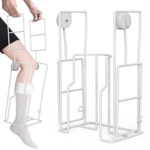 Aide au <span class=keywords><strong>bas</strong></span> Extracteur <span class=keywords><strong>de</strong></span> chaussette portant un bâton <span class=keywords><strong>de</strong></span> dressage Aide à la chaussette pour les mollets jusqu'à 13-18 pouces <span class=keywords><strong>de</strong></span> circonférence - Product Image 1