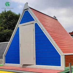 Grande Portable Triangle Container Home 20ft 40ft Prefab Homes Children Room Storage Room House For Sale