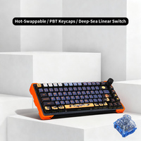 Clavier de jeu silencieux triple mode, mécanique, rétroéclairé RGB, pleine taille, hot-swap, USB Type-C, anti-ghosting, avec switches Kailh, Nouveau modèle