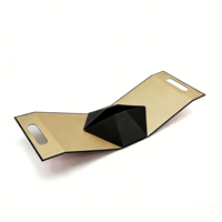Boîte à parfum triangulaire de luxe, personnalisée, imprimée, pliable, fermeture magnétique rigide, élégante, emballage cadeau pyramidal pour vêtements, avec éponge
