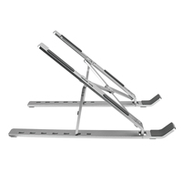 Charmount ergonómico ajustable portátil aleación de aluminio portátil soporte plegable Metal portátil soporte para ordenador portátil para el hogar Oficina