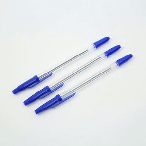 Ballpoint 1.0Mm Promotional Stick Ballpen Back to Pen Manufacturer Wholesale Simple Cheap <b>Plastic</b> Office & School - Product Image 1
