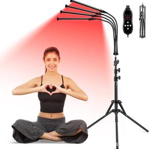 เตียงอาบแดด อุปกรณ์ทำเล็บ โคมไฟบำบัด ปรับความสูงได้ แขนยืดหดได้ โคมไฟยูวีแบบตั้งพื้นพร้อมฐานที่มั่นคง - Product Image 3