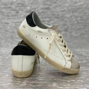 Zapatillas Deportivas para Hombre Famous <span class=keywords><strong>Star</strong></span>, <span class=keywords><strong>de</strong></span> Lujo, Transpirables, con Cordones, <span class=keywords><strong>de</strong></span> Cuero Genuino, Blancas, a la Moda - Product Image 1