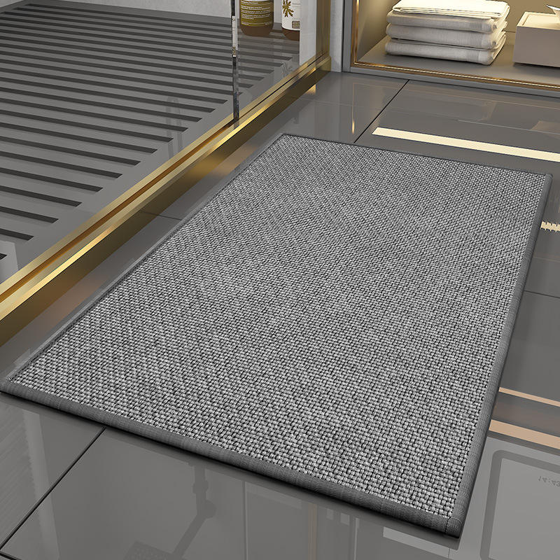 เสื่อถักยาง - สีเทาดาว