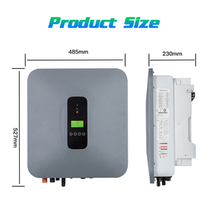 Contrôleur de système solaire hybride 48V 6kW 6kVA double MPPT hors réseau en stock entrepôt européen - Product Image 4