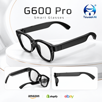 Gafas de Traducción con IA G600 Pro, Cámara de 13MP, Interpretación Conversacional, Minutas de Reuniones para Conferencias y Viajes