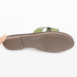 Sandales de <span class=keywords><strong>plage</strong></span> originales pour femmes et dames, chaussures plates tendance, tongs <span class=keywords><strong>pas</strong></span> chères - Product Image 6