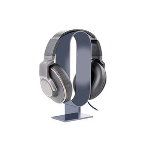 Nueva llegada de acrílico de escritorio PC auriculares soporte para auriculares PS4 PS5 soporte para auriculares para todos los tamaños de auriculares - Product Image 2