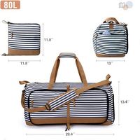 Sac de week-end pliable personnalisé BSCI avec compartiment à chaussures