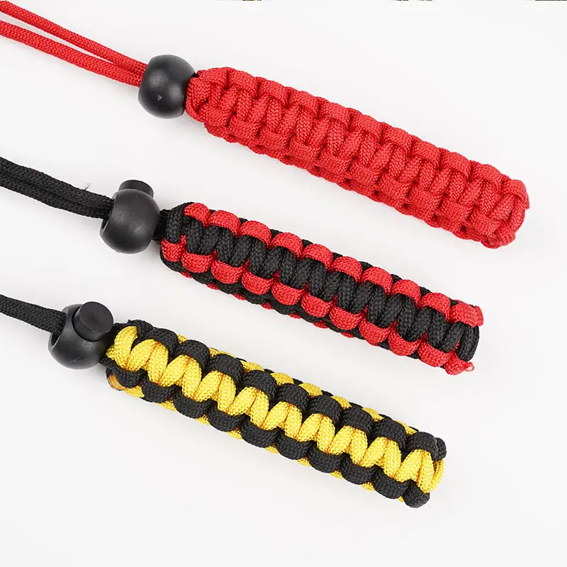 Outdoor Hand Knitting Paracord Camera Strap Anti-loss Camera Wrist Strap for Photographer