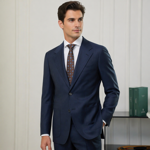 Giacca Blazer in Tessuto 100% Lana Merino <span class=keywords><strong>Super</strong></span> 110s Un Fornitore Specializzato nella Fornitura di Abiti su Misura per Negozi, Abiti Sartoriali - Product Image 5