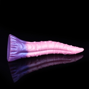 Venta al por mayor: Novedad, consolador anal de fantasía monstruosa rosa con ventosa para mujer, juguetes sexuales. - Product Image 4
