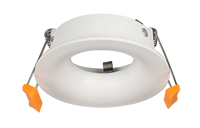 Encastré Gu10 Round Led Downlight Fixation Housing Cover Anti Glare Fixe Angle Spot Light Frame Cut Out 75mm RF8