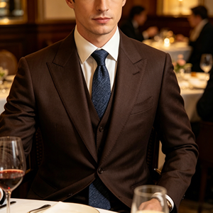 Corbata de Poliéster con Estampado Geométrico Ecológica para Hombre, Diseño Formal con Impresión Digital, Logotipo de Fábrica Disponible - Product Image 2