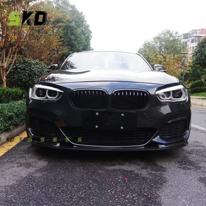 Paraurti anteriore in stile 3D con labbro inferiore a secco in carbonio per <span class=keywords><strong>BMW</strong></span> serie 1 <span class=keywords><strong>F20</strong></span> 2015-2018 LCI labbro anteriore in carbonio - Product Image 2