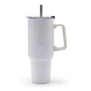 Vaso Térmico de 40 oz, Nuevo Diseño, Botella de Agua de Acero Inoxidable, Personalizable con Logotipo, Sublimación, en Blanco - Product Image 1