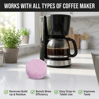 Tablettes Nettoyantes Universelles Efficaces pour Machines à Café – Détartrant pour Toutes les Machines à Expresso – Nettoyage en Profondeur