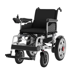 Sedia a rotelle elettrica scooter elettrico per anziani sedia a rotelle manuale elettrico doppio uso in salita anti-ribaltamento sedia a rotelle