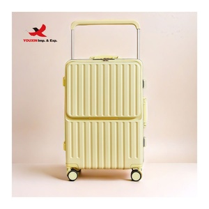 กระเป๋าเดินทางแบบแข็งพร้อมล้อลากแบบเปิดด้านหน้าและกว้างพิเศษ พร้อมกุญแจล็อค TSA - Product Image 1