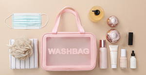 Women's <b>Transparent</b> PVC High Quality Portable Daily Life <b>Makeup</b> Cosmetics Pouch <b>Bag</b> Luxury Travel New Arrival Zipper - Product Image 4