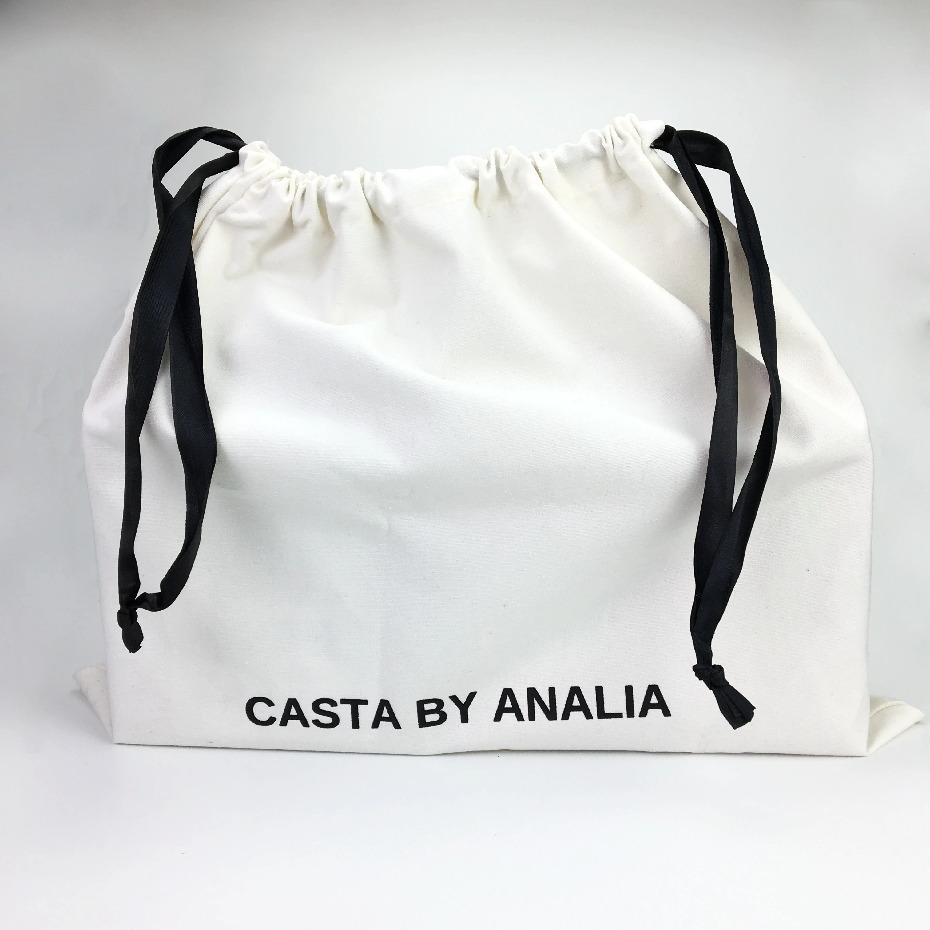 Prix usine toile coton cordon chaussures sacs personnalisé tissu poussière filtre sac sacs à poussière pour chaussures