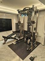 Offre Spéciale : Station de Musculation Commerciale Multifonctionnelle – Machine Smith, Crossover à Câbles, Rack de Squat Puissant – Qualité Supérieure