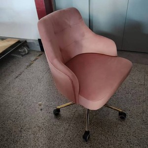 Chaise de coiffure pivotante réglable moderne pour salon de coiffure, spa, pédicure, esthétique, avec roulettes - Product Image 5