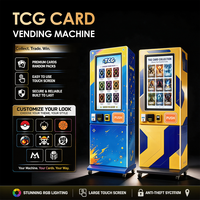 Distributeur automatique mural TCG avec paiement par carte SDK et gestion cloud pour les magasins de loisirs, les librairies de bandes dessinées et les salles d'arcade
