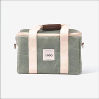 Sac isotherme de marque à logo personnalisé de qualité supérieure Sac isotherme étanche à poches latérales Sac isotherme carré portable pour femmes Fabricant