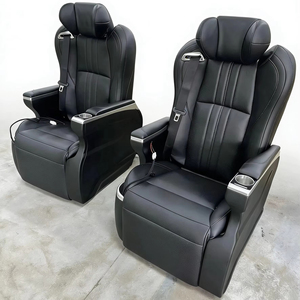 Accesorios para Alphard W447 <span class=keywords><strong>Hiace</strong></span> Van Sprinter Clase V, Asientos VIP Aero de Cuero Eléctricos para Automóvil, Cómodos Asientos de Cuero Nappa de Lujo - Product Image 1