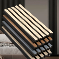 Divertissement MDF Akupanel Lumière antistatique Panneaux muraux acoustiques étanches à l'humidité Panneau insonorisant