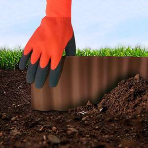 TAK da esterno in plastica con bordo a traliccio in legno muro di recinzione con rivestimento in natura con trattamento a pressione giardino paesaggio percorso barriera - Product Image 5