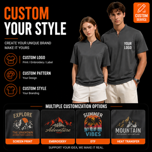 Camiseta de Manga Corta con Cuello en V para Hombre, Color Gris, Corte Ajustado, Informal, de Algodón Jersey, Transpirable, Diseño de Punto de Color Sólido - Product Image 3