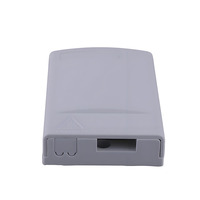 Boîtier de terminaison fibre optique 1 port SC Duplex/LC Quadruple FTTH en plastique blanc pour système de câblage réseau