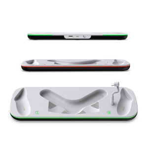Station de charge multifonctionnelle DOBE pour <span class=keywords><strong>casque</strong></span> de réalité virtuelle <span class=keywords><strong>Meta</strong></span> <span class=keywords><strong>Quest</strong></span> 3 3S et accessoires de manette de jeu - Product Image 6