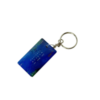 Individuell Bedruckte Kristallkleber-Kartenanhänger 13,56 MHz Chip Zugangskontrolle RFID-Schlüsselanhänger Epoxy-Schlüsselkarten
