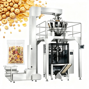 Machine de pesage et d'emballage entièrement automatique à 10 têtes pour thé, cacahuètes, noix, chocolat et haricots - Product Image 1
